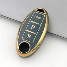 3 Buttons For Nissan Key Fob Cover Key Case For Trail For ARIYA For Qashqai For Geniss For Pathfinder Anti Fall And Dust-Proof Keybag
