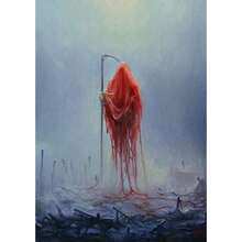 1 件现代 2025 Zdzislaw Beksinski 艺术海报墙面艺术印刷家居客厅酒吧美学装饰帆布艺术无框画 - 彩色 - 查看 68