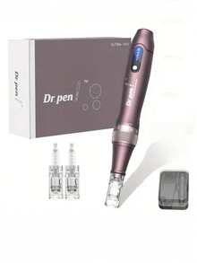 Dr.Pen A10 mikronålsrulle - Professionell mikronålspenna, lämplig för kroppen, USB-laddningsbar - Hudvårdsverktygssats, inkluderar 2 reservhuvuden, present till mamma och kvinna