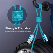 2 Packs USB C 60W Fast Charger Cable, 3.3/6.6/10ft Long USB Type C Cables 1Pack Purple Red Blue USB A To USB C Nylon Braided Android Charger Cord Compatible With Samsung Galaxy S23 Ultra/S23/S23+/S22/S22 Ultra/S22+/S21 Ultra/S20 Ultra/Note 20/Note 10/ Fold 3 Nan Fast Charging