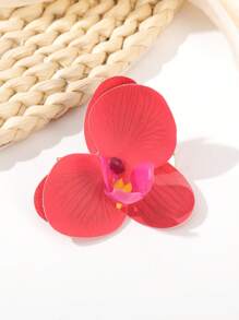 8 Stücke/1 Stück modische boho Orchideen Kunstblumen Haarspangen Klauen Haarklammern Haarspangen