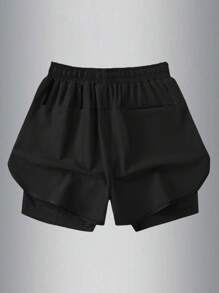 Men's Casual Sleeveless Tank Top And Outdoor Sports Shorts Set