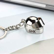 1PC Custom Initial Name Motorcycle Helmet Keyring, Mini Motorbike Helmet Keychain, Personalized Biker Key Ring, Gift For Motorcycle Riders Dad,Multi-Functional,Durable,Ornamental,Reusable,Exquisite,Stylish,High-Quality,Colorful,Modern,Custom,Personalized,Unique