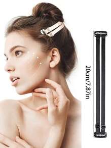 2pcs/Set Adjustable V-Line Face Lift Strap - Elastic Anti-Wrinkle Eye & Forehead Tightening Band, Invisible Headband Instantly Shapes Facial Contour