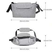 1pc Baby Stroller Hanging Bag Storage Bag, Diaper Bag, Mom Bag - Multicolor - View 2