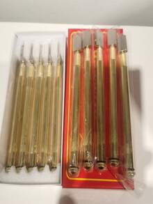 多功能水钻玻璃切割器 - 手动瓷砖和镜子切割工具，无需电池，金色钢制