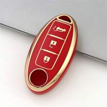 3 Buttons For Nissan Key Fob Cover Key Case For Trail For ARIYA For Qashqai For Geniss For Pathfinder Anti Fall And Dust-Proof Keybag