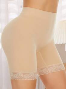 3PCS Lace Trim Biker Shorts,Slip Shorts For Women, Comfortable Smooth Stretch Seamless Slip Shorts For Under Dresses