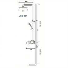 YUNRUX Fixed Showerheads - B - View 2