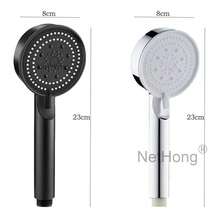 NetHong Shower Head And Hose High Pressure Set Adjustable Powerful Soft Water Handheld~` Home Bathroom Decor Summer - Sterling Silver - View 8