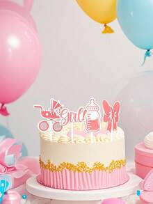 12 chiếc que cắm bánh cupcake hình bé trai hoặc bé gái lấp lánh, que cắm bánh cupcake tiết lộ giới tính, trang trí bánh sinh nhật chủ đề tiết lộ giới tính cho tiệc mừng em bé sắp chào đời. - Nhiều màu - Xem 6