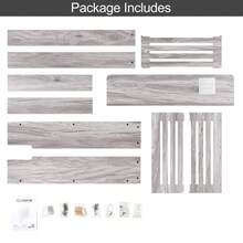 Radiator Cover Heater Cover Cabinet Radiator Shelf MDF Wood Vertical Slat White Grey Radiator Covers Living Room Furniture - Grey - View 9