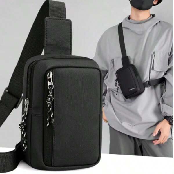 Bolsa Transversal Tiracolo Feminina Masculina Mini Bag Pochete Impermeável Anti Furto Unissex Crossbody