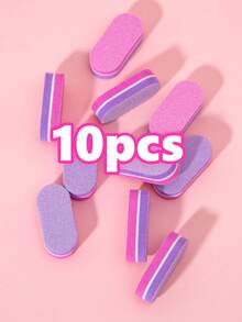 10/30/50 miếng đệm móng tay mini, miếng bọt biển nhám 100/180, dũa móng tay mini số lượng lớn cho móng acrylic, dũa móng tay dạng khối đệm, bộ đệm móng tay mini số lượng lớn hai mặt cho dụng cụ làm móng - Nhiều màu - Xem 12