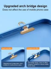 Phone Lanyard Accessories: Mini Side Hanging Pad, Super Thin Back Sticker To Prevent Loss, Secure Connection Pad, Single Ear Mini Phone Clip, Phone Lanyard Matching Parts