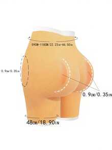 Silicone Pants With Hip Enhancer And Fake Buttocks For Women, Suitable For Waist Circumference Of 25.2 Inches -51.18 Inches, Thickness Of 0.35 Inches