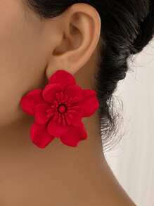 1 Paar elegante romantische süße Blumen Ohrstecker im Urlaubsstil für Frauen, geeignet für Festivals, Geburtstage, Dates, Tänze, Bankette, Hochzeiten, Partys, Urlaub, Einkaufen, tägliche Wege Valentinstag, Muttertag, Mutter, Geschenk