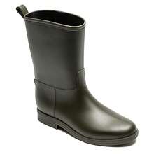 Modern, Minimalist Style, Plain, Mid-Calf Boots For Women - Green - View 1