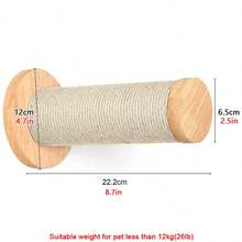 1pc Wall-Mounted Cat Perch, Cat Ladder Cat Wall Furniture For Playing, Climbing And Jumping, Max Load 12kg (26lb) - Multicolor - View 14