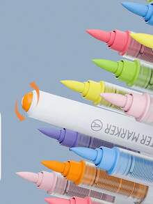 81 色直液丙烯颜料笔画笔彩色记号笔适用于岩石绘画石头陶瓷玻璃 DIY 美术用品文具