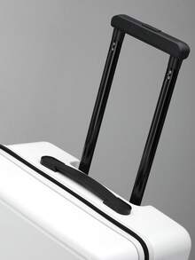 1 Stück 16/20/24 Zoll leichter Trolley Koffer mit Handyhalterung, individualisiertes LOVE Muster, geeignet für Schule, Urlaub, Geschenk, Muttertag - Schwarz - Übersicht 7