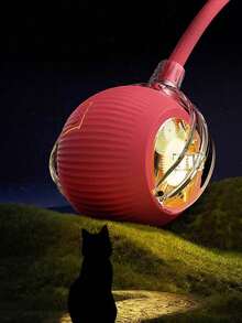 Bola de persecución inteligente con cuerda de unicolor para gatos, juguete interactivo para gatos, juguete de interior para gatos, juguete para gatos adultos, bola inteligente para mascotas