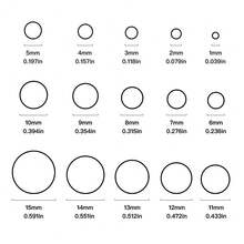 15pcs Hollow Punch Leather Tool Kit, Round Shape Hole Puncher 1-15mm, Applicable For Watch Strap, Wallet, Belt, Leathercraft Tools