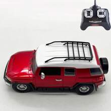FJ Cruiser 遥控车 1/24 2.4GHz 2WD RC 漂移车，18KM/H+ 高速 RC 赛车，带酷炫灯光，儿童玩具车 - 紅色 - 查看 6