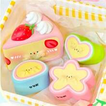 Miniso Everything Face-Holding Picnic Theme Blind Box Figurine Set, Exquisite Miniature Food Models, Cute And Fun (1 PC, Random Delivery)