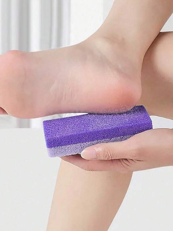 1pc Natural Pumice Stone For Feet Calluses, Natural Foot File Scrubber For Feet And Hands, Pedicure Tools To Remove Dead Hard Skin, For Spa Massage Heel Scrub