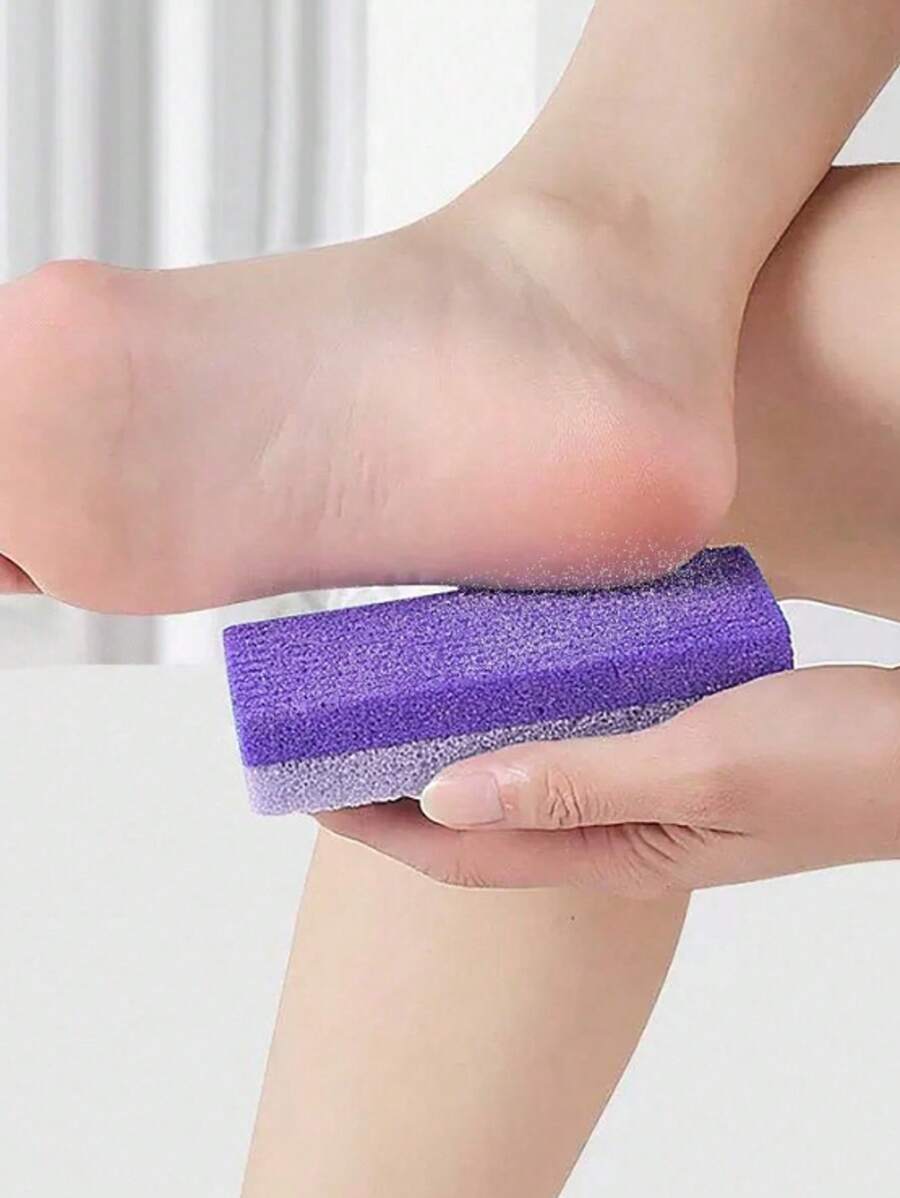 1pc Natural Pumice Stone For Feet Calluses, Natural Foot File Scrubber For Feet And Hands, Pedicure Tools To Remove Dead Hard Skin, For Spa Massage Heel Scrub