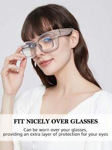Überbrille für Frauen und Männer, große Brille zum Tragen über Brillen LB7511