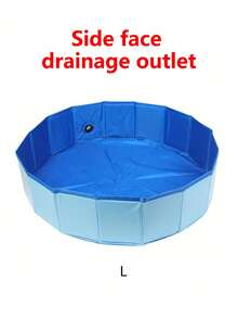 Foldable Pet Shower Bathing Tub, Portable Pet Bath Pool, Movable Dog Swimming Pool, Collapsible Pet Swimming Pool, Small Portable Pool, Suitable For Small, Medium And Large Dogs And Cats - Multicolor - View 16