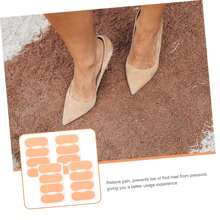 Zachte hielstickers: antislip, schokabsorberende voetkussentjes voor schoenen met hoge hakken en sportschoenen - geurloos, stevig, geschikt voor hiel- en voetboogbescherming