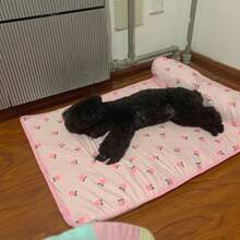 1PC Dog Cooling Mat Large Cooling Pad Summer Pet Bed For Dogs Cats Kennel Pad Breathable Pet Self Cooling Blanket Dog Crate Sleep Mat Machine Washable