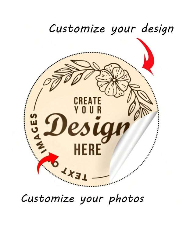 4CM 16-1000PCS Custom Waterproof Stickers | Personalized Stickers | Logo Stickers | Business Stickers | Labels | Postage Labels | Order Stickers | Wedding Stickers | Party Stickers | Birthday Stickers | Mother's Day Father's Day Gift Stickers | Halloween Stickers | Christmas Stickers | Independence Day Stickers | Thanksgiving Stickers | Holographic Sticker Classroom Decor /Back To School/Party Decorations
