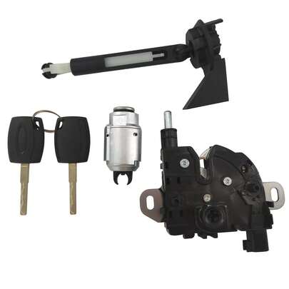 BONNET RELEASE LOCK LATCH 4M5AA16B970BA,1343577,3M5116700BC,MK2 REPAIR SET KIT 2004-2012,With 2 Keys Lock