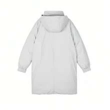 Skechers Couple Down Jacket Polyester Sports Hooded Coat, Unisex