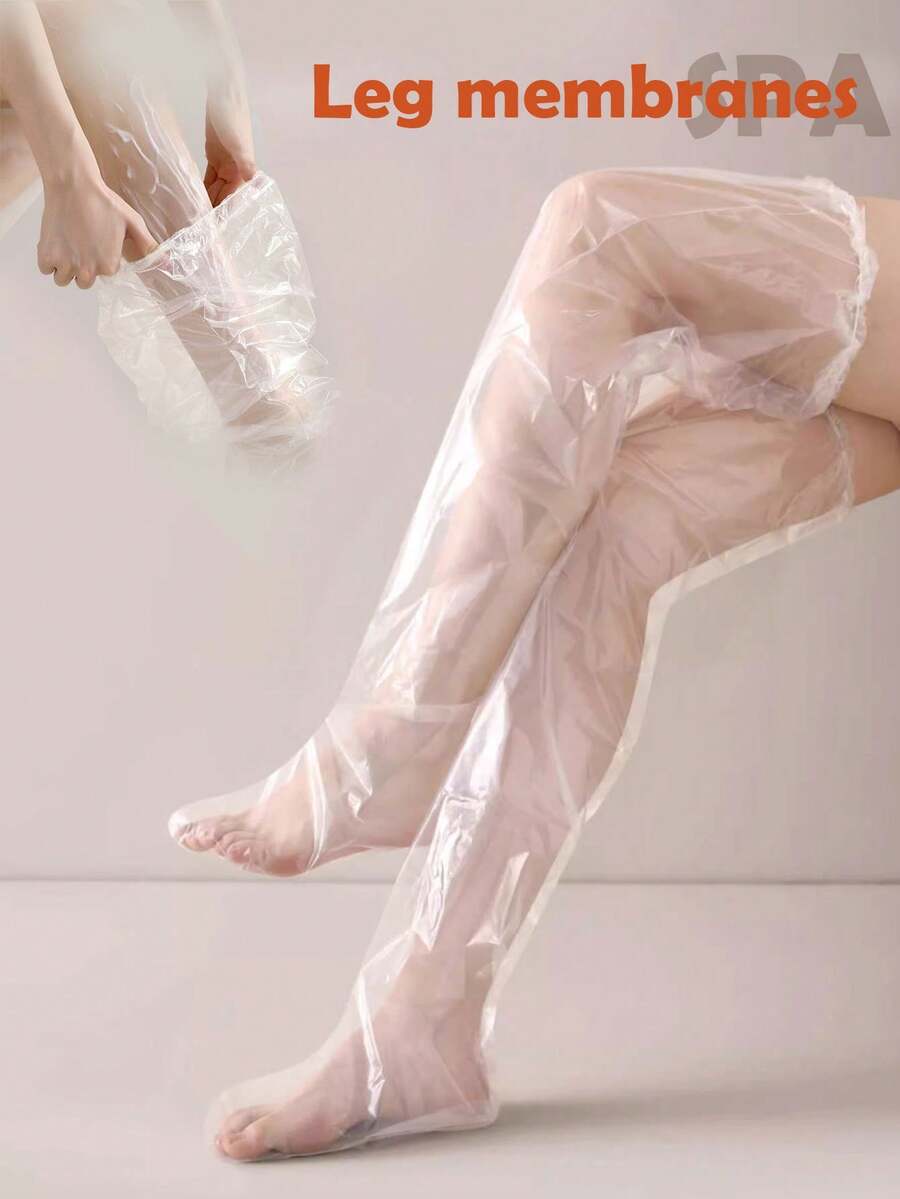 10pcs Disposable Leg /Arm Peel Cover Mask ,Skin Care Gloves,Skin Care Footmuffs,Spa Pedicure Supplies, Waterproof Leg Mask,Remove Dead Skin, Moisturizing And Relief,Diy Foot Mask Tool, Suitable For Men And Women, Gifts For Family, Beauty Salon, Spa - Multicolor - View 1