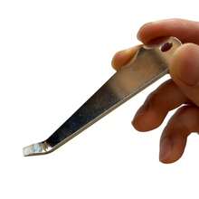 Portafiltro de taza de café en polvo, herramienta removedora de cesta, herramientas de filtro de café de acero inoxidable, accesorios de café de 8x1cm, color plateado, 1. - 1 pieza - Ver 4