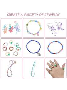 5200 piezas, 3mm abalorios de vidrio multicolor con forma de grano de arroz - Suministros vibrantes para hacer joyería DIY, pulseras, collares y manualidades con cuentas - Paquete múltiple de alta calidad, kit de artículos esenciales para manualidades