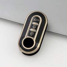 1pc Car Key Fob Cover, Soft TPU Car Key Holder/Case Shell For Fiat 500 Key Cover For Boyue For Bravo For Iveco For Olsen Car Key Remote Case Anti Fall, Dust-Proof, Exquisite High-End Keybag Suitable For Women - Single Pack - View 14