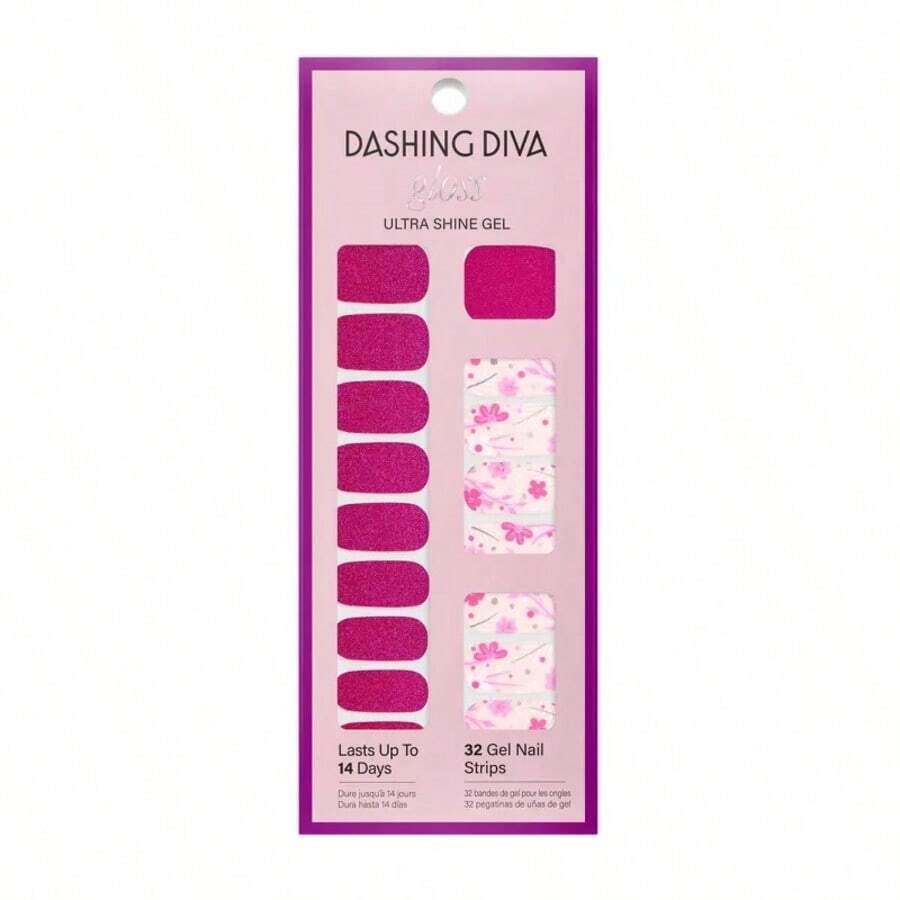 Dashing Diva Gloss Nail Art - Fluer Flair - 32ct - 1 - View 1