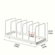 1 Stück Küchengeschirr Abtropfgestell, Schrank Geschirr Tellerhalter, Ablage für Geschirr und Schneidbretter