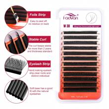 FADVAN 0.07 8-12mm C/D/L/M-Curl Mix Lashs 12 Rows YY/3DW/4DW/5DW/6DW/7DW/8DW Shape Lashes Natural Soft Lash Tech Supplies Brazilian Eyelash Premade Volume Fan Lashes Extension,Professional Eyelash Grafting,Lash Tech Supplies