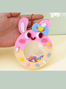 1pc Children Non-Woven Cloth Handmade Rattle, Felt Hanging Decoration, Preschool Handcraft Creative Educational DIY Kit, Kids Gift, Handmade DIY Materials, Educational Toys