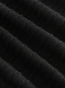 Long Sleeve Textured Cardigan Plus Size Autumn Winter Solid Knitted Coat