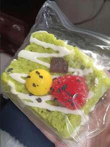 1pc Soft & Cute Strawberry Toast Squeeze Toy, Multi-Layer Detachable Design, Soft Texture, Stress Relief Toy, Taba Squeeze Toy, Realistic Food Toy For Kids, Finger Toy, Office & Travel Stress Relief Toy, Suitable For Children, Teens And Adults, Children's Gift, Children's Toy, Girls' Toy - 多顏色 - 查看 9