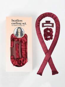 4pcs Super Soft Satin Non Heat Curler Set For Overnight Curler With Non Heat Curler, Satin Hair Hoop And Clip, Slouchy Tie Dyeing Hair Curling, Perfect Party Gift For Birthday Celebrations, Luxury Gift For Moms, Back To School, Travel Holiday Essentials, Hair Accessories For Women, Hair Curlers, Curly Hair Products, Curler, Rollers For Hairdressing Equipment, Accessories, Hair Curl, Curly Hair Tools, Hair Roller, Christmas,Curly Hair, Hair Curler, Hair Rollers, Heatless Curl, Heatless Curls, Rollers, Hair Curlers, Curly Hair Products, Hair Curl, Hair Roller, Rollers For Hair, Curly Hair Tools, Heatless Curlers,Hair, Accessories, Hair Products, Hair Tools, Hair Stuff, Hair Care, Curly Hair Brush, Barber, Barber Accessories, Hairdressing Equipment,Heatless Waves,Travel Essentials,Travel Essential,Hairstyle,Hairdressing - Multicolor - View 6