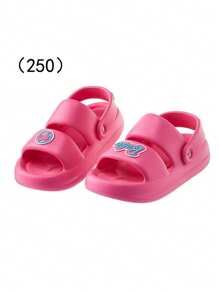 Barbie 1 Pair Women's Bathroom Slippers, EVA Material Fashionable Sandals, Bathroom Non Slip Slippers, Beach Shoes, Home Shoes, Outdoor Walking Shoes, Home Decoration, Suitable Gifts For Girlfriends, Back To School Season Gifts, Birthday Gifts, Sandals For Women, Slides Women Summer Travel, Vacation Home Bathroom Decor Holiday